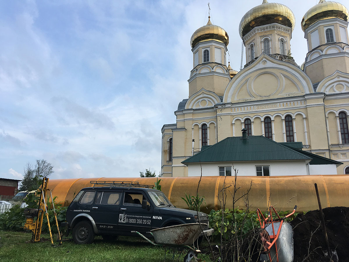 Инженерные изыскания на территории Вышневолоцкого Казанского женского монастыря