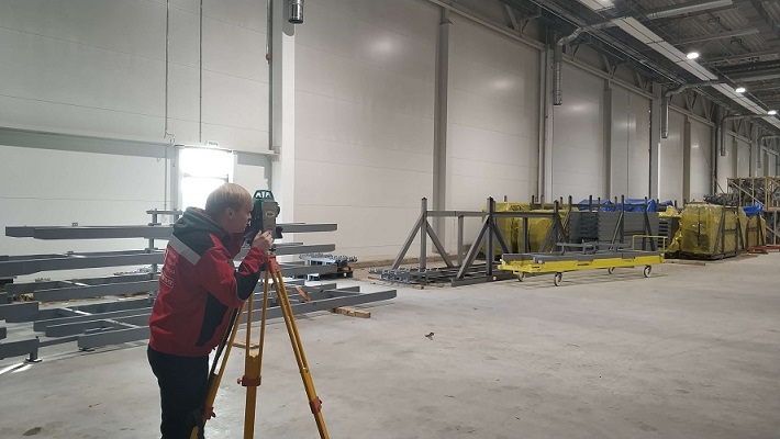 Новости от компании «ГеоГИС»: нивелировка оборудования для завода «Мерседес-Бенц» в Поварово
